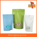 Fábrica de China productos de venta caliente bolsa de papel de arroz con ventana para dulces y nueces por encargo